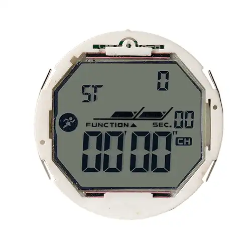 Elektronisches Uhrwerk mit LCD-Synchronisierung